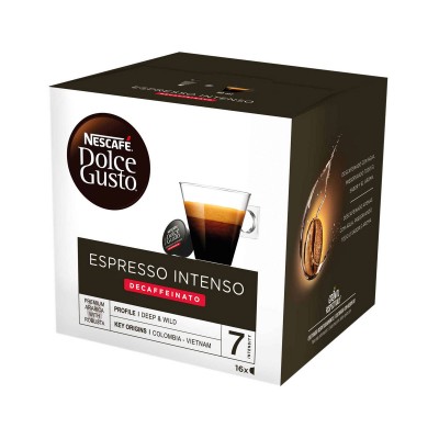 Capsules Nescafé Dolce Gusto Espresso Intenso Decaffeinato 16 Units