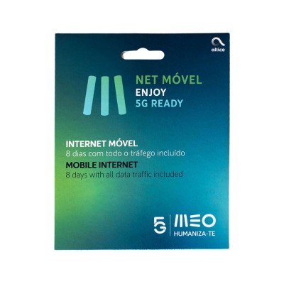 Mobile Internet Card MEO Enjoy 5G 8 Days