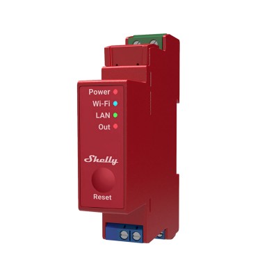 Automation module Shelly Pro 1PM Wi-Fi/Bluetooth/RJ-45 Red (SH1PMPRO)