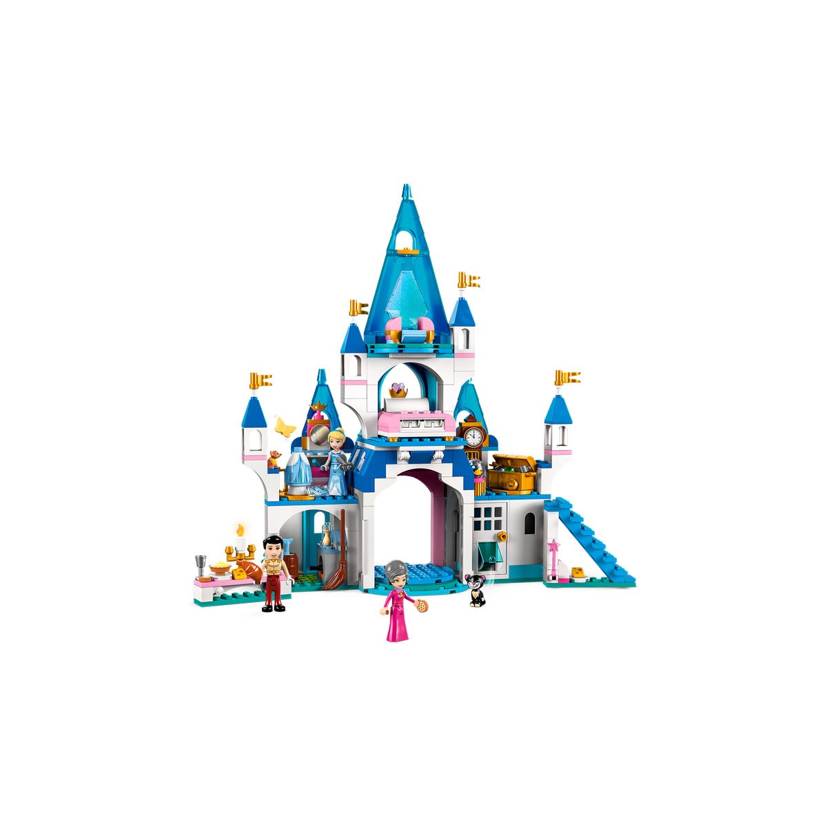 LEGO Disney Cinderella and Prince Charming's Castle 43206