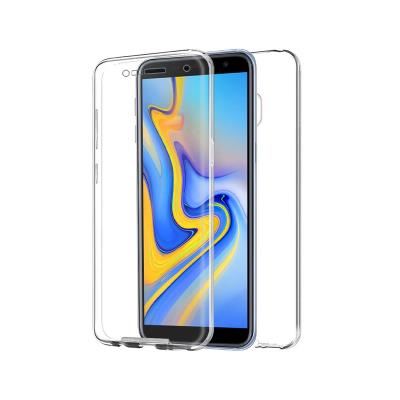 Funda Silicona 360º Samsung Galaxy J6 Plus 2018 Transparente