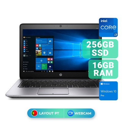 Portátil HP EliteBook 840 G3 14" i7-6600U SSD 256GB/16GB Recondicionado Grade A