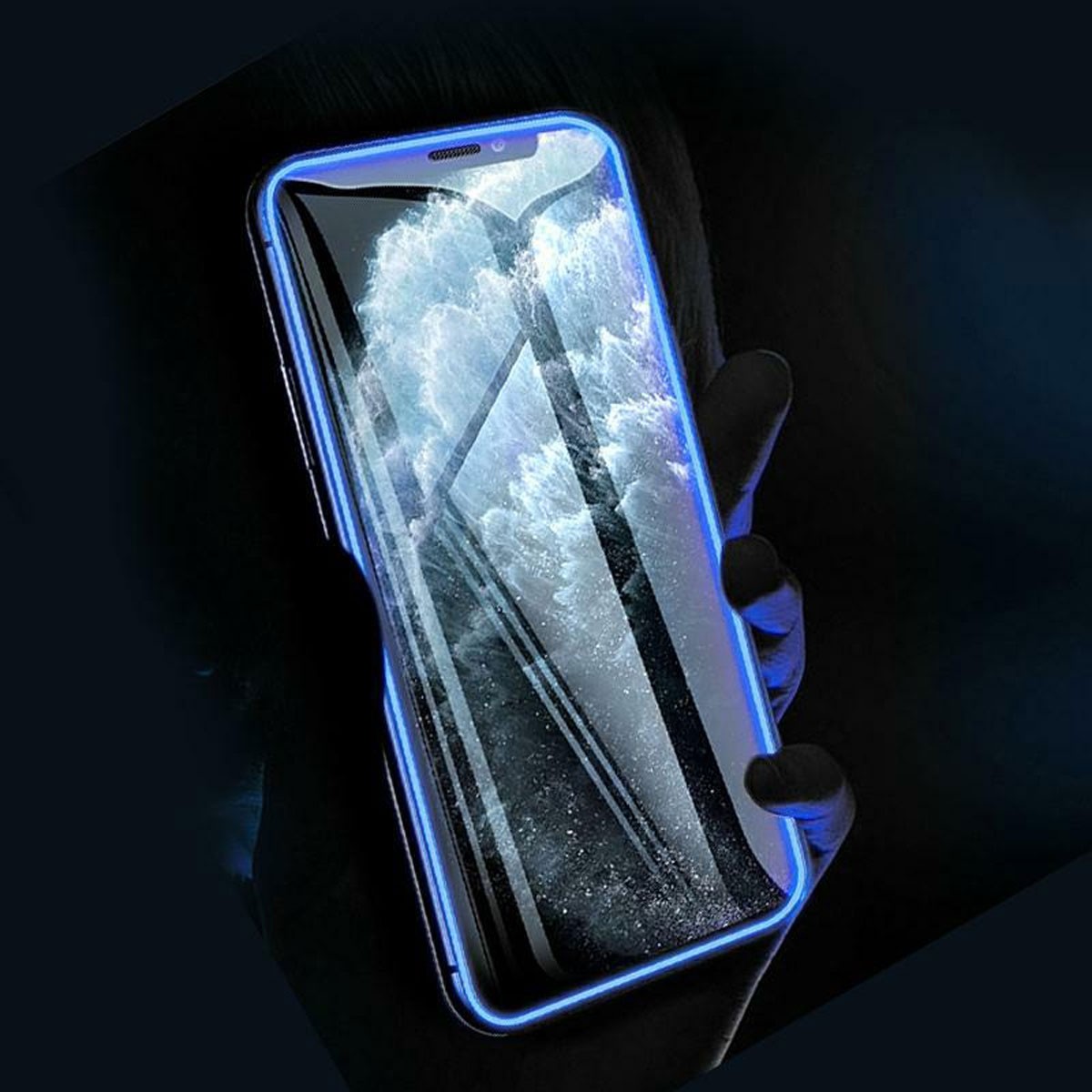 Protector Pantalla Cristal Templado Fluo Apple iPhone 7/8/SE 2020 Azul