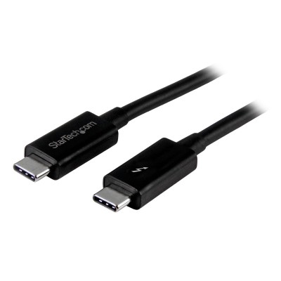 USB cable StarTech Thunderbolt 3 USB Tipo-C para USB Tipo-C 2m 20Gbps Black