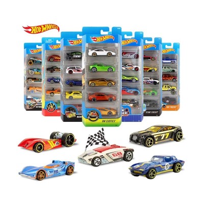 Assorted cars Hot Wheels Pack 5 Veículos - Random Shipping