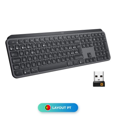 Keyboard Logitech MX Keys Bluetooth Grey (920-010811)