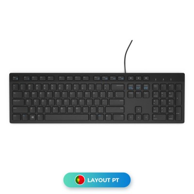 Keyboard Dell Multimedia KB216 Black (580-ADHJ)