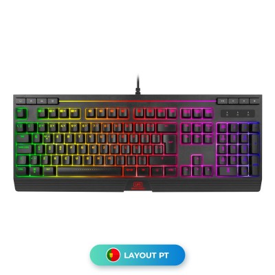 Gaming Keyboard 1Life gbk:fuse RGB PT Black
