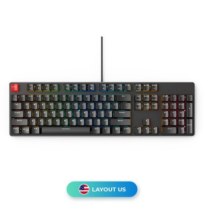 Mechanical Gaming Keyboard Glorious GMMK Full Size RGB Black