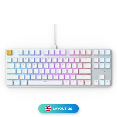 Mechanical Gaming Keyboard Glorious GMMK TKL White Ice Edition White