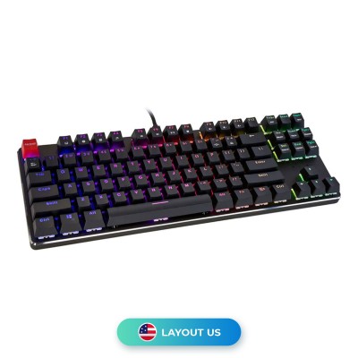 Mechanic Keyboard Glorious GMMK TKL RGB Black