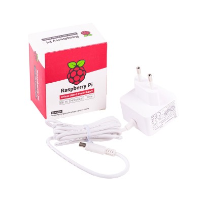 Power Supply Raspberry Pi 4 USB Tipo-C 5.1V 3A 15W White