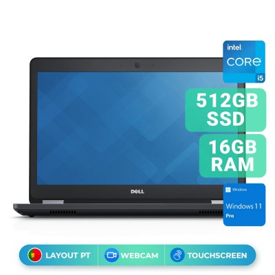 Laptop Dell Latitude E5470 14" i5-6300U SSD 512GB/16GB Refurbished Grade A