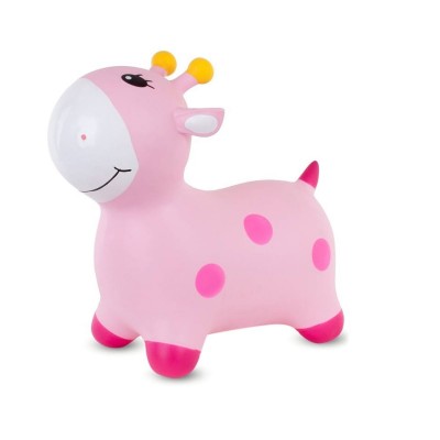 Bouncing Toy Giraffe Pink