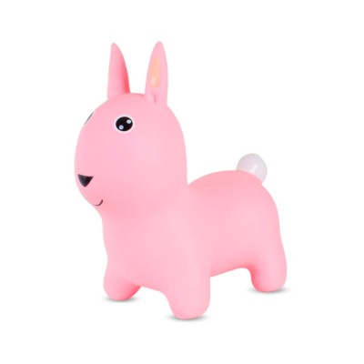 Brinquedo Saltitão Coelho Rosa
