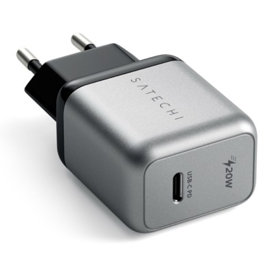 Power Adapter Satechi USB-C PD Wall 20W Grey