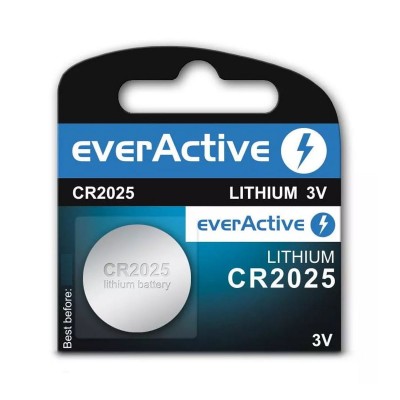 Battery EverActive Lithium CR2025 3V