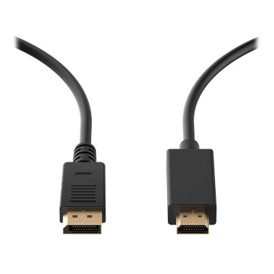 Cable Ewent EC1430 DisplayPort 1.2 to HDMI 1m Black