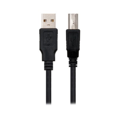 Cable Ewent EC1003 USB-A 2.0 to USB-B 1m Black