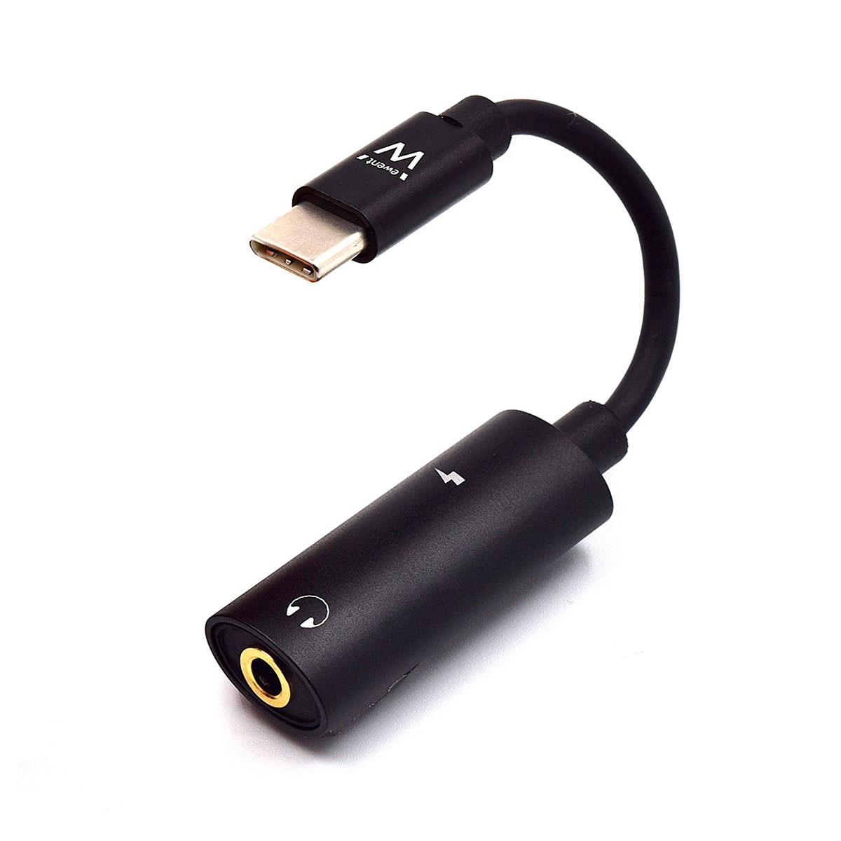 Adaptador Ewent EC1655 USBC para Jack 3.5mm/USBC
