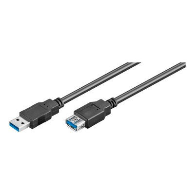 Extension Cable Ewent EC1008 USB 3.0 1.8m Black