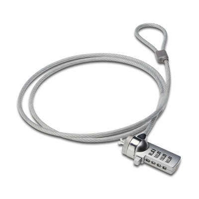 Padlock for Laptop Ewent EW1241 w/ Combination of Numbers Grey