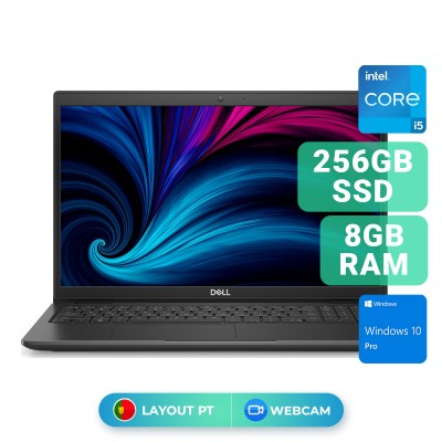 Laptop Dell Latitude 3520 15" i5-1135G7 SSD 256GB/8GB Black