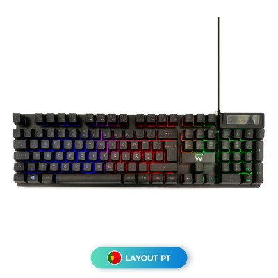 Gaming Keyboard Ewent PL3319 Black
