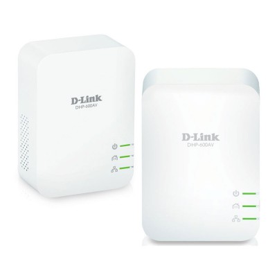 PowerLine D-Link DHP-601AV AV2 1000 HD Gigabit Passthrough White