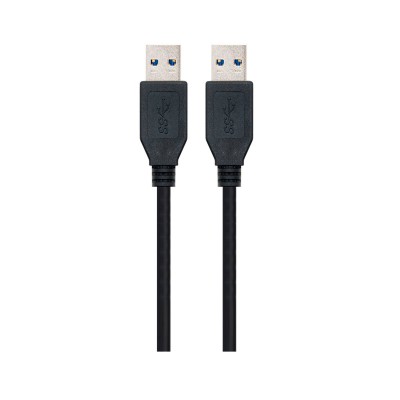 Data Cable Ewent EC1021 USB-A para USB-A 1m Black