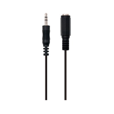 Cable Ewent EC1653 Jack 3.5mm (M/F) 10m Black