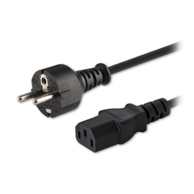 Power Cable Savio CL-138 Schuko IEC C13 1.8m Black