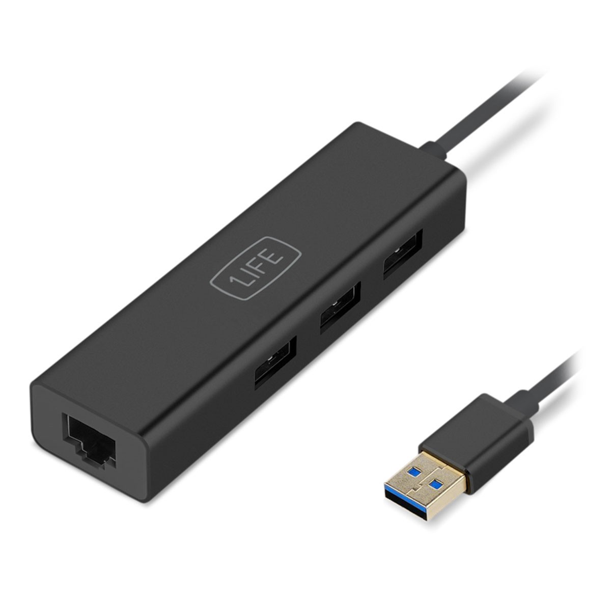 Hub 1Life usb:hub 3 RJ45 Ethernet