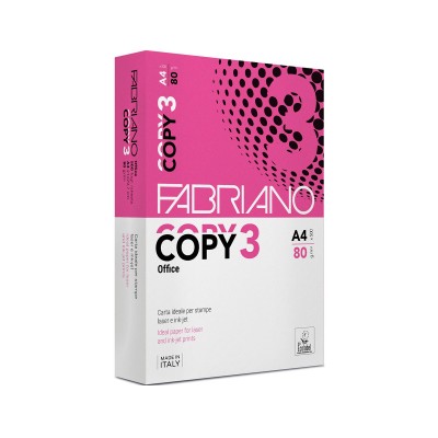Ream of Copy Paper Fabriano Copy 3 80 g/m² A4