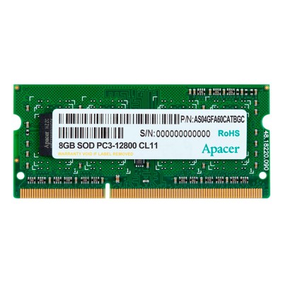 RAM Memory Apacer 8GB DDR3L (1x8GB) 1600MHz