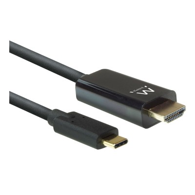 Cable Ewent EW9824 USB-C para HDMI 4K 2m Black