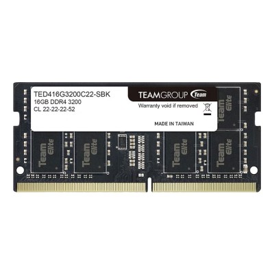 RAM Memory Team Group 16GB DDR4 3200MHz (1 x 16GB) SO-DIMM