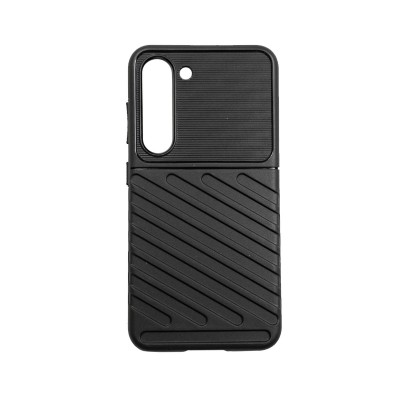 Silicone Cover Forcell Thunder Samsung Galaxy S23 Black