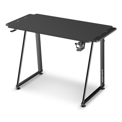 Table Alpha Gamer Auri 100x60x75 cm Black