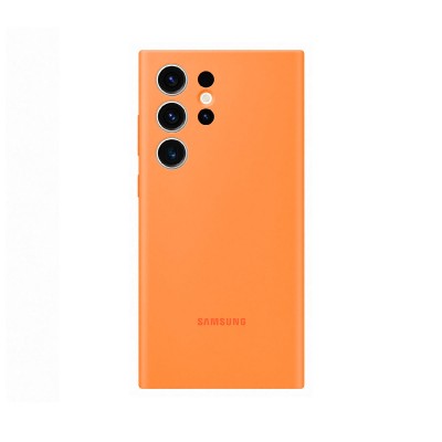 Silicone Cover Samsung Original Samsung Galaxy S23 Ultra Orange