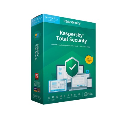 Software Kaspersky Total Security 2020 3 Utilizadores 1 Ano