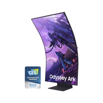 Curved Monitor Samsung Odyssey Ark 55" VA 4K UHD  165Hz FreeSync Premium Pro Black