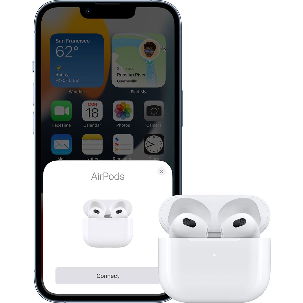 Apple AirPods (3rd Gen) Wireless Earphones White with Lightning