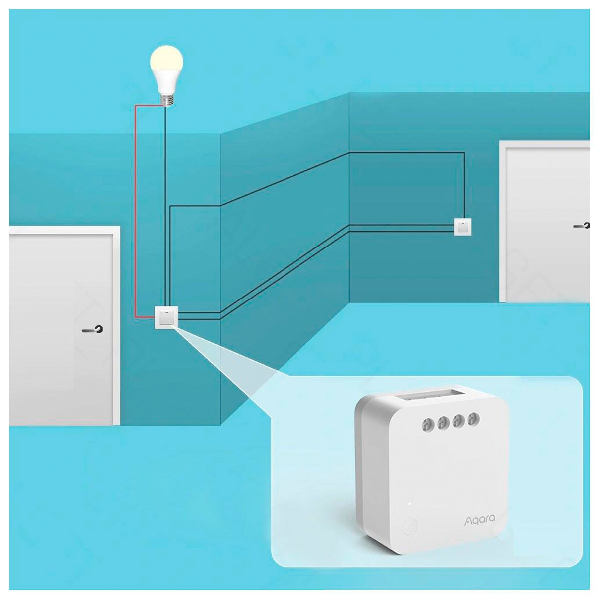 Regulador Inteligente de Luz Aqara (Sem Neutro)