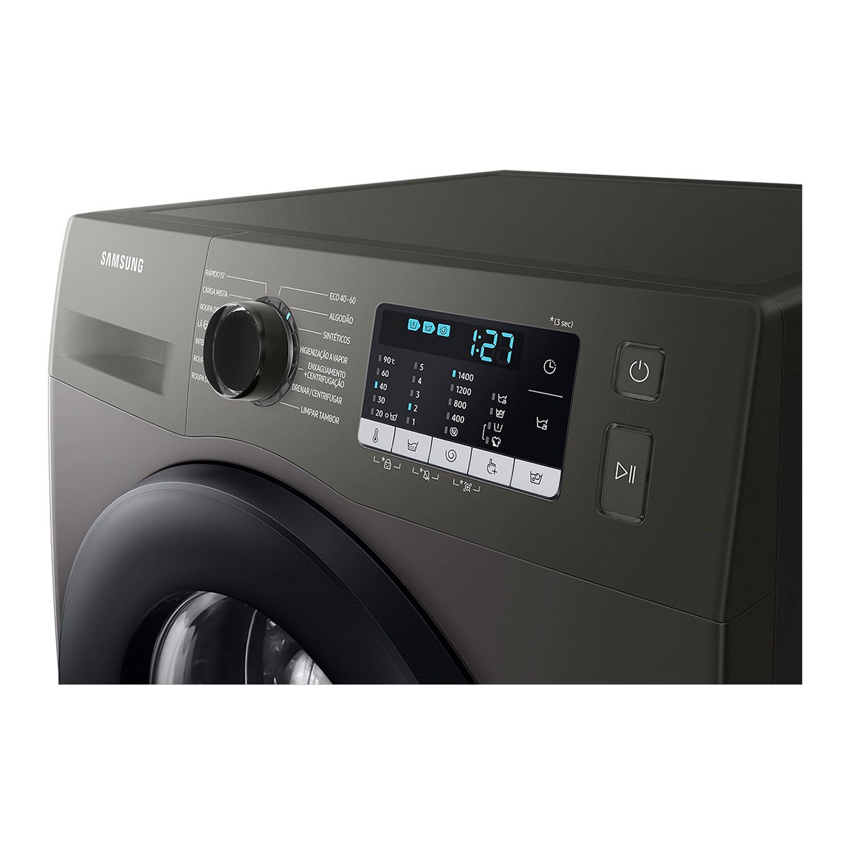 Washing Machine Samsung 11Kg 1400RPM Grey (WW11BGA046AX)