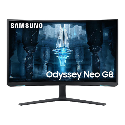 Samsung Odyssey G8 28" UHD 4K 240Hz Monitor Curvo Blanco