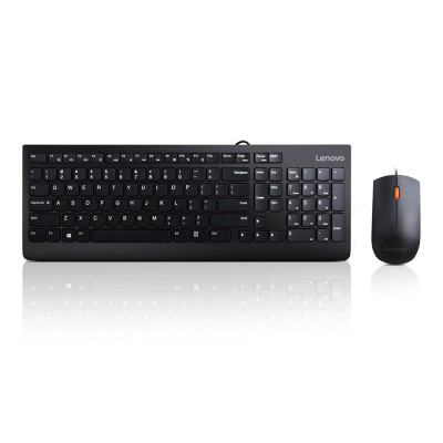 Keyboard + Mouse Lenovo 300 PT Combo Black