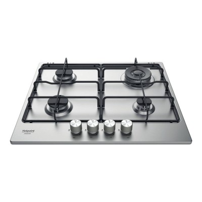 Gas plate Hotpoint PPH60PD/IX 7800 W Stainless steel