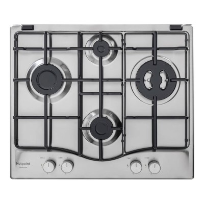 Gas plate Hotpoint PCN642TIx/ha 8850 W Stainless steel