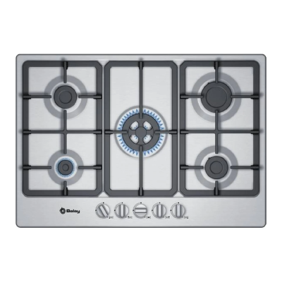 Balay 3ETX576HB 10800W Stainless Steel Gas Hob